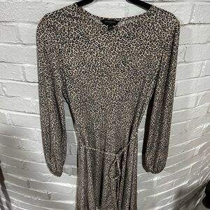 Banana Republic Leopard Print Women's Dress size M